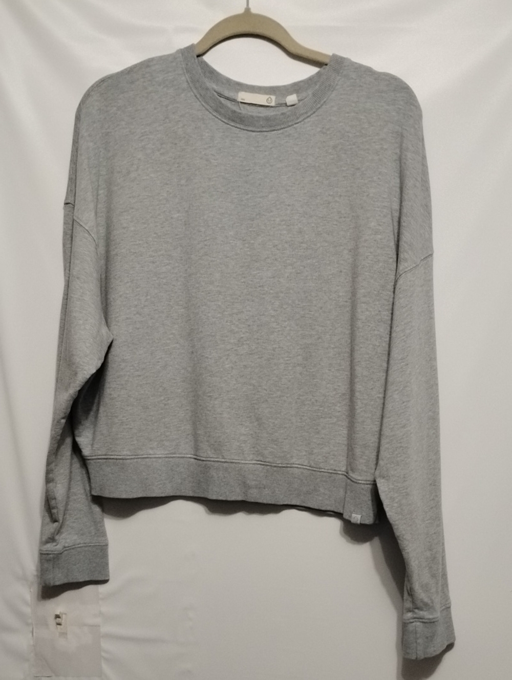 TASC Performance Women's M Grey Crewneck Sweater - Minimal Everyday Pullover